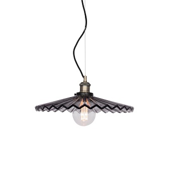 Duża szklana lampa Cobbler dymiona 40cm